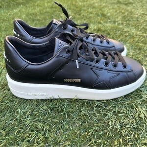 Golden Goose Black and White Sneakers